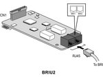 Плата расширения LG-Ericsson eMG80-BRIU2